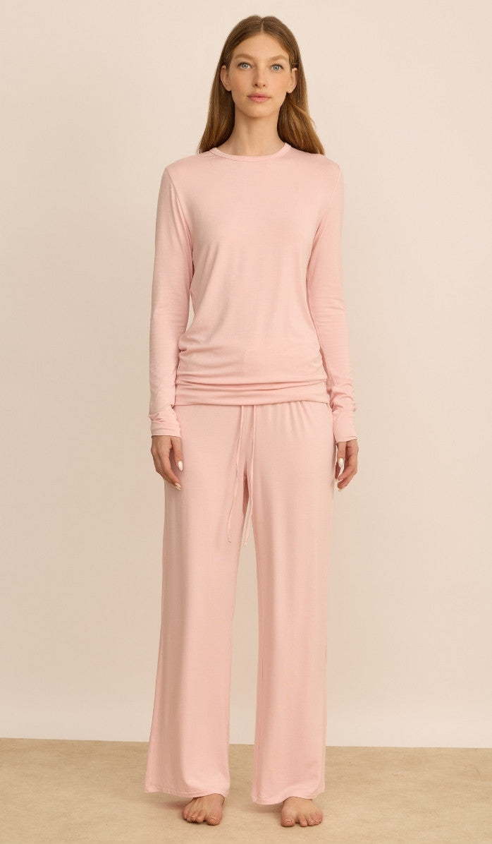 Modal Tee Set - Millie Baby Pink