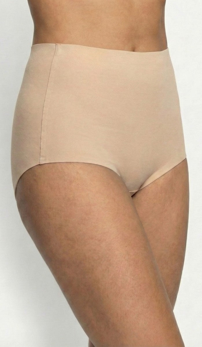 Seamless Cotton Panty - Boy Shorts Powder - Side View