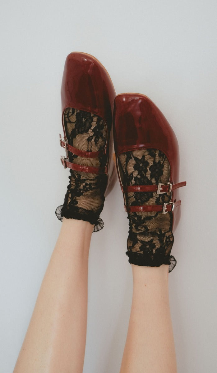 Nylon Socks - Ismena Black