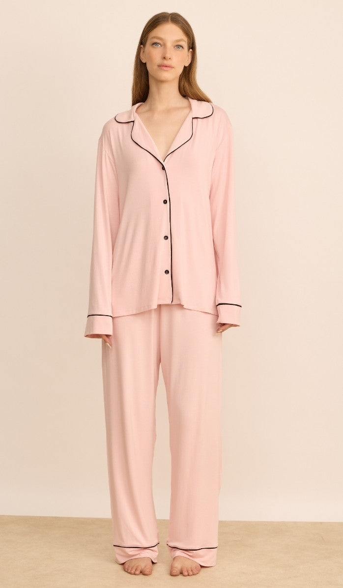 ALEXA Blush- Button down PJ Set