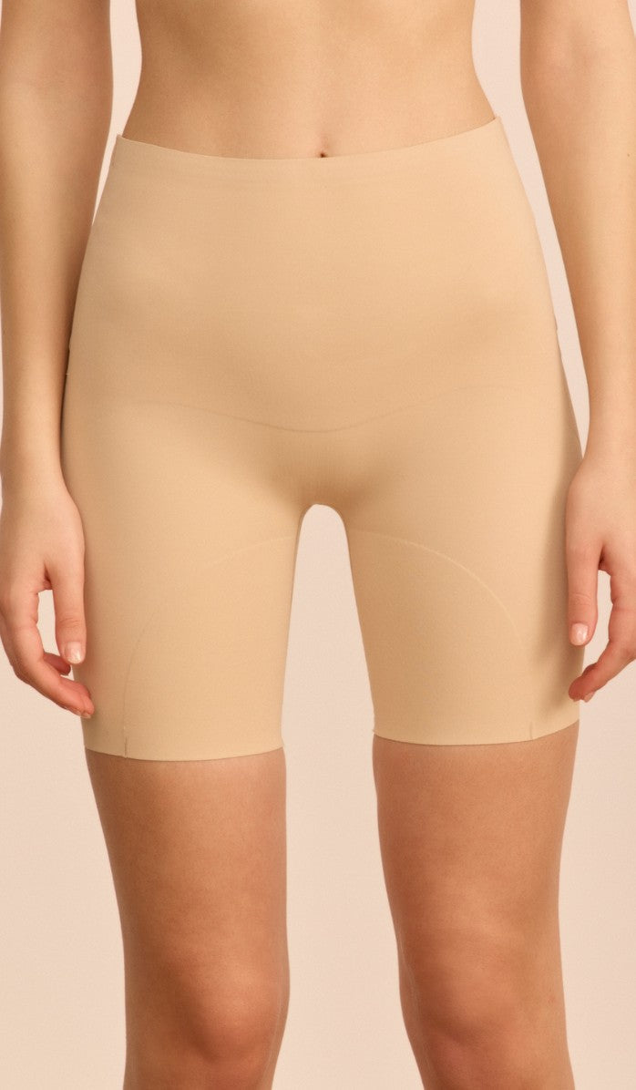 LOW-BACK SCULPTING SHORTS - POWDER