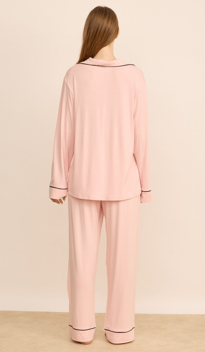 ALEXA Blush- Button down PJ Set