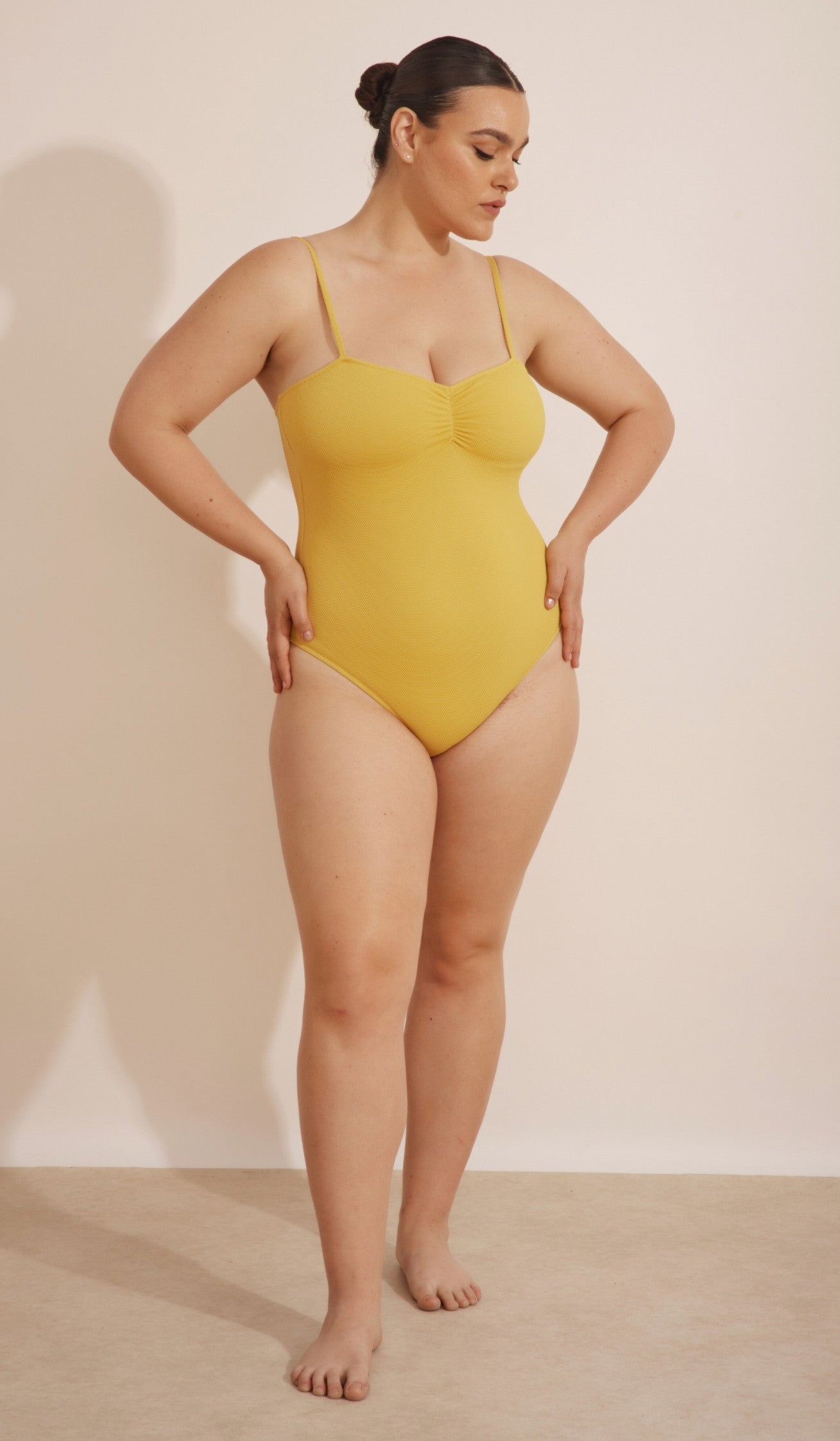 Bella One Piece - Yellow Piqué