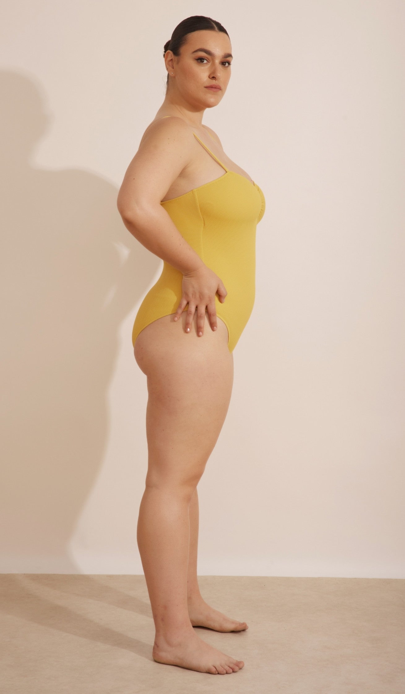 Bella One Piece - Yellow Piqué