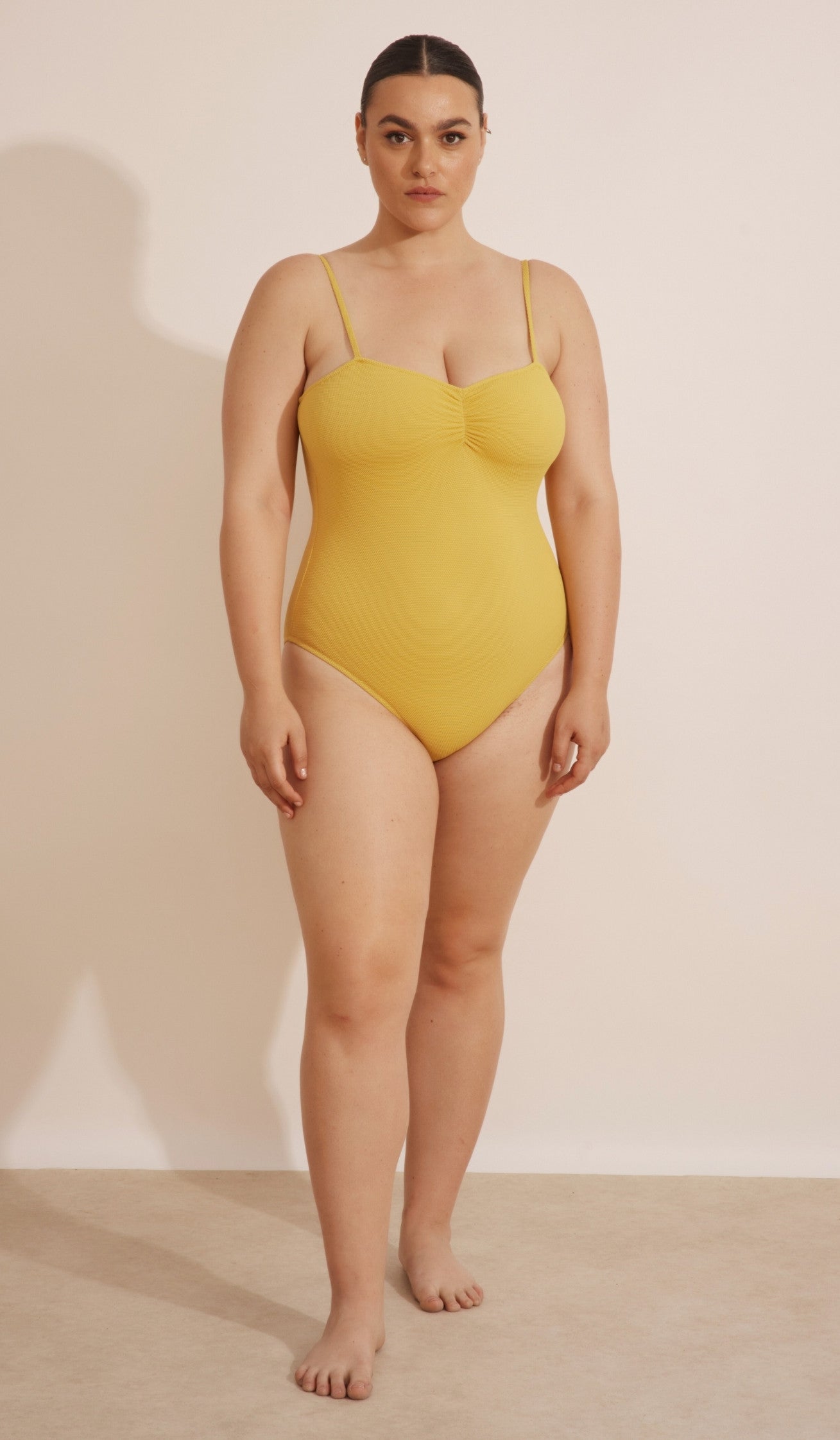 Bella One Piece - Yellow Piqué