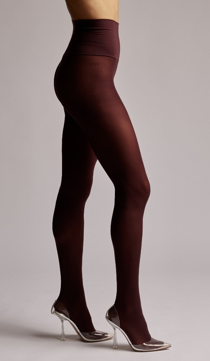55 DENIER COMFORT TIGHTS - MERLOT
