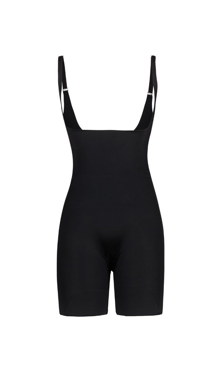 Sculpting Bodysuit Open Bust - Black