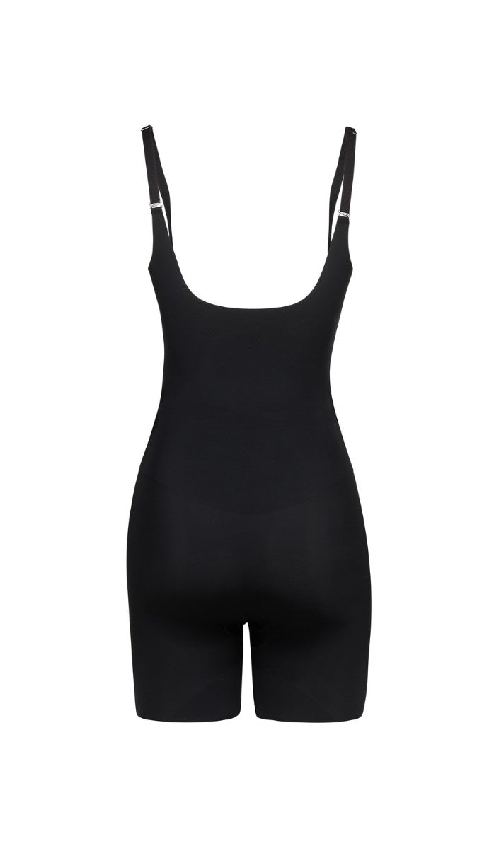 Sculpting Bodysuit Open Bust - Black