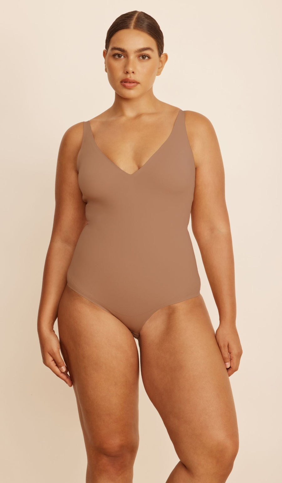 SCULPTING BODYSUIT - MOCCA