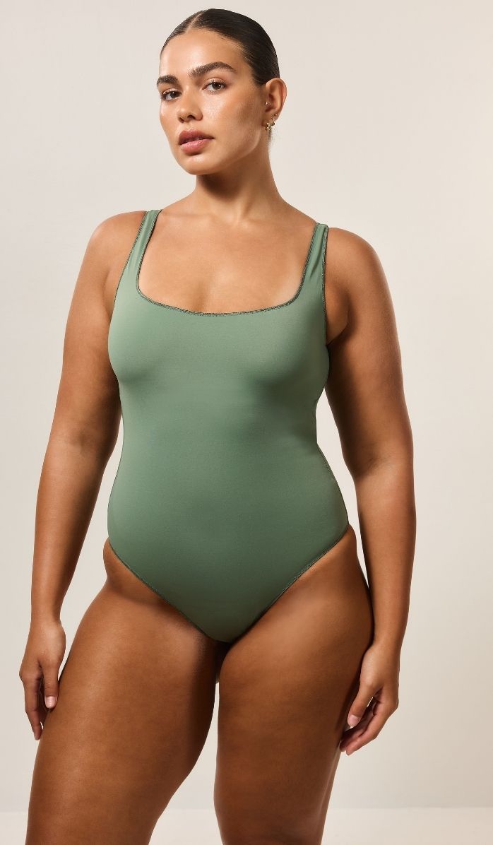 Bodysuit - Shawn - Smoky Green