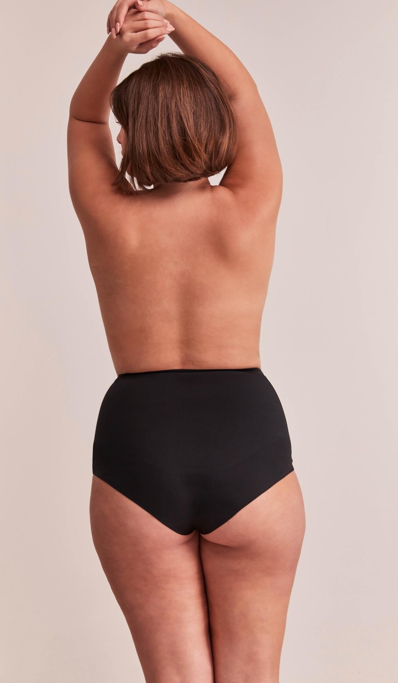 HIGH CUT PANTIES - BLACK