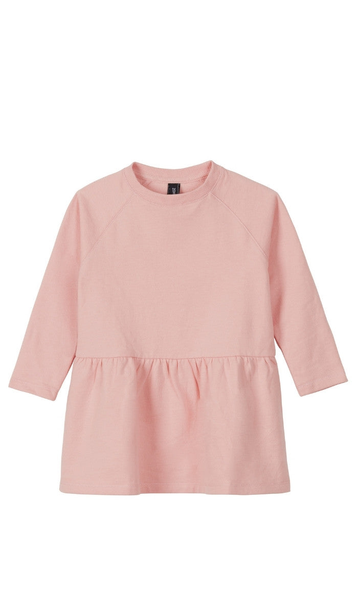Girls' Sweatshirt Dress - Romy - Light Pink (2)