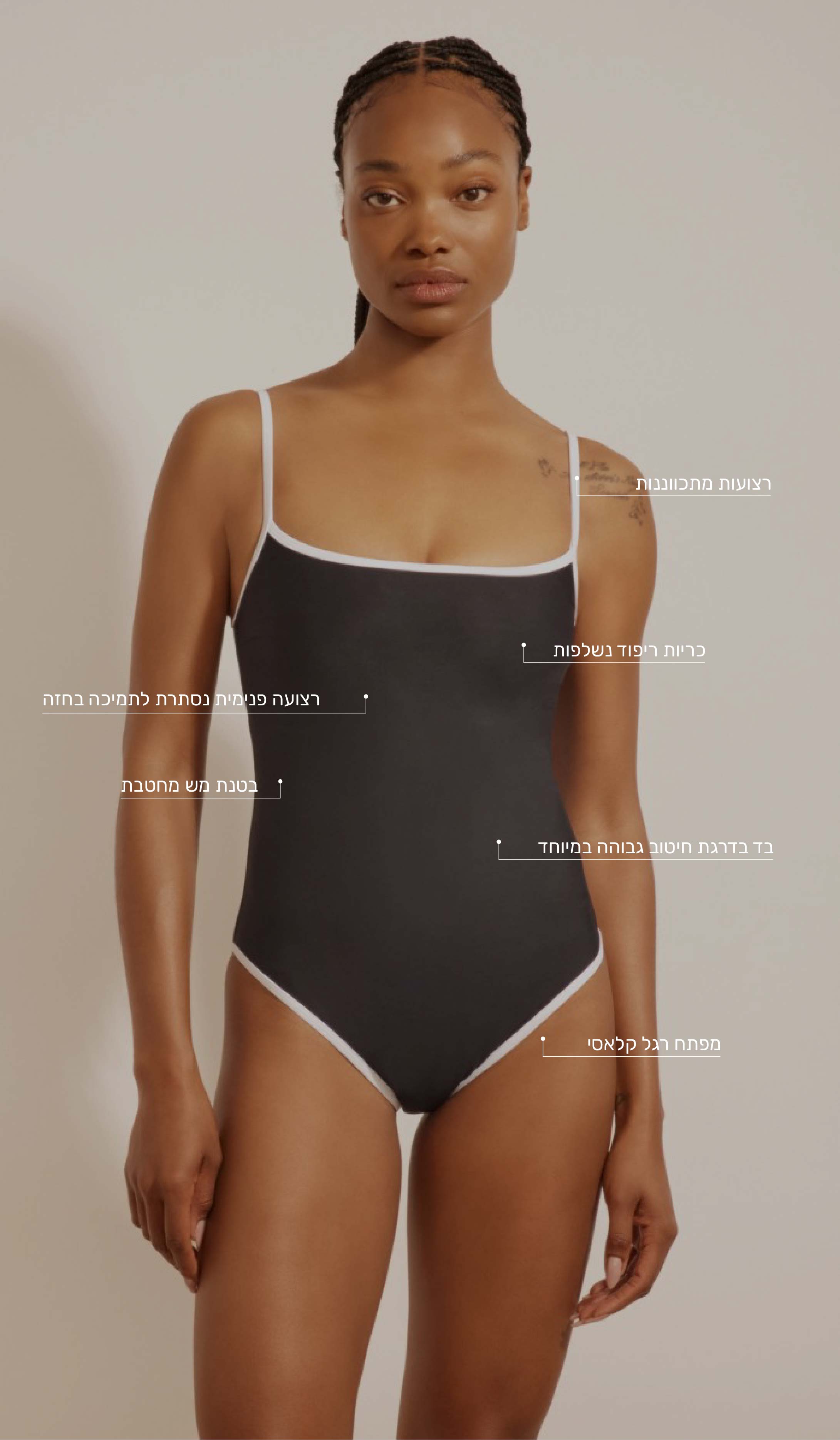 Frankie One Piece - Black & White