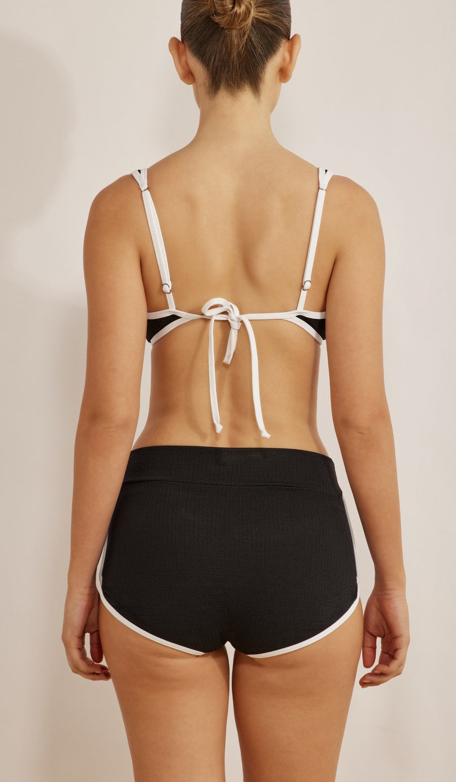 EVE Bikini Bottom - Waffle Black