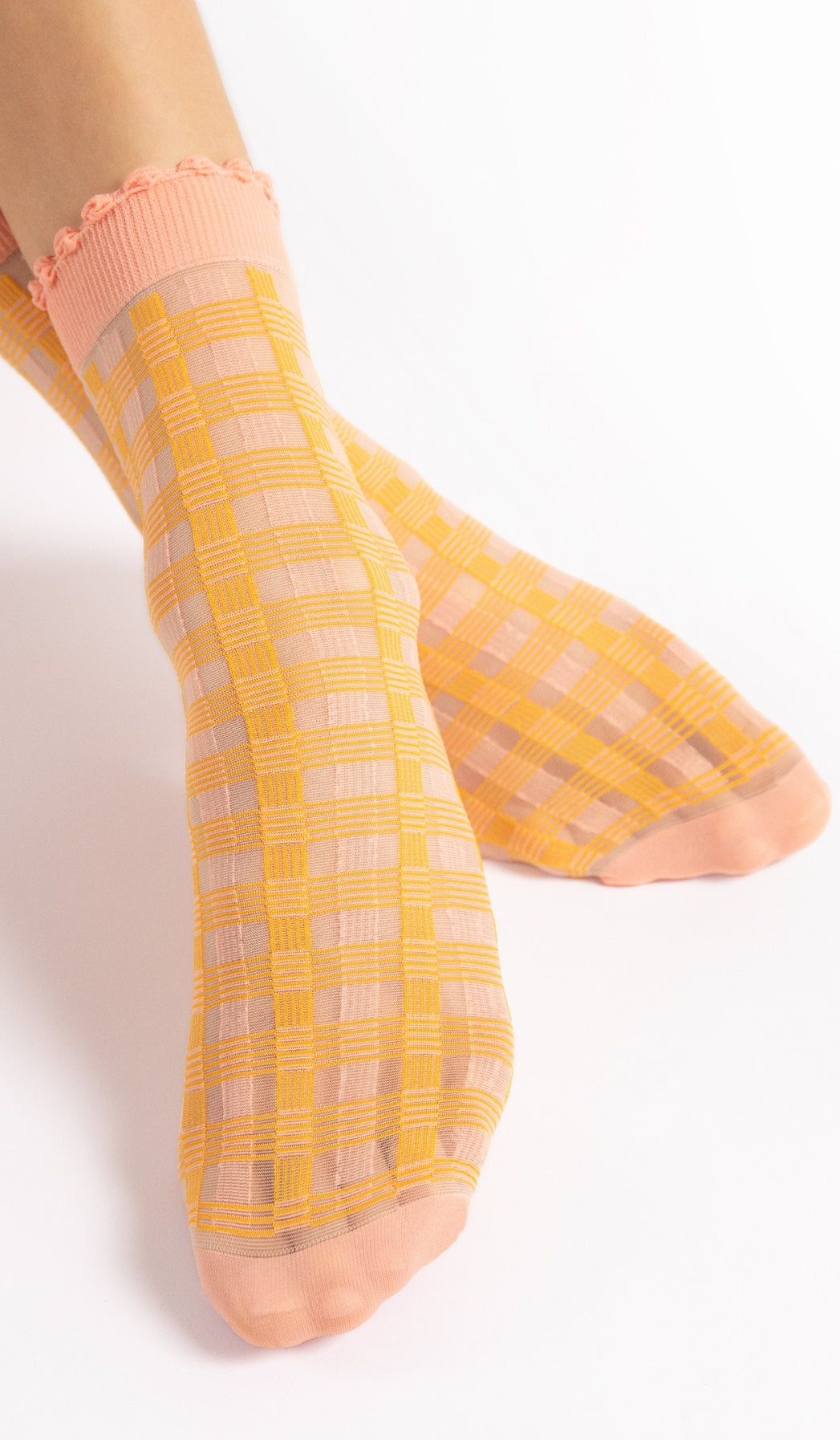 Women's plaid socks