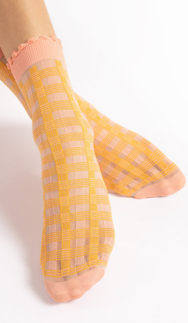 Women's plaid socks