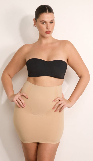 Sculpting Skirt with Built in Brief - Powder