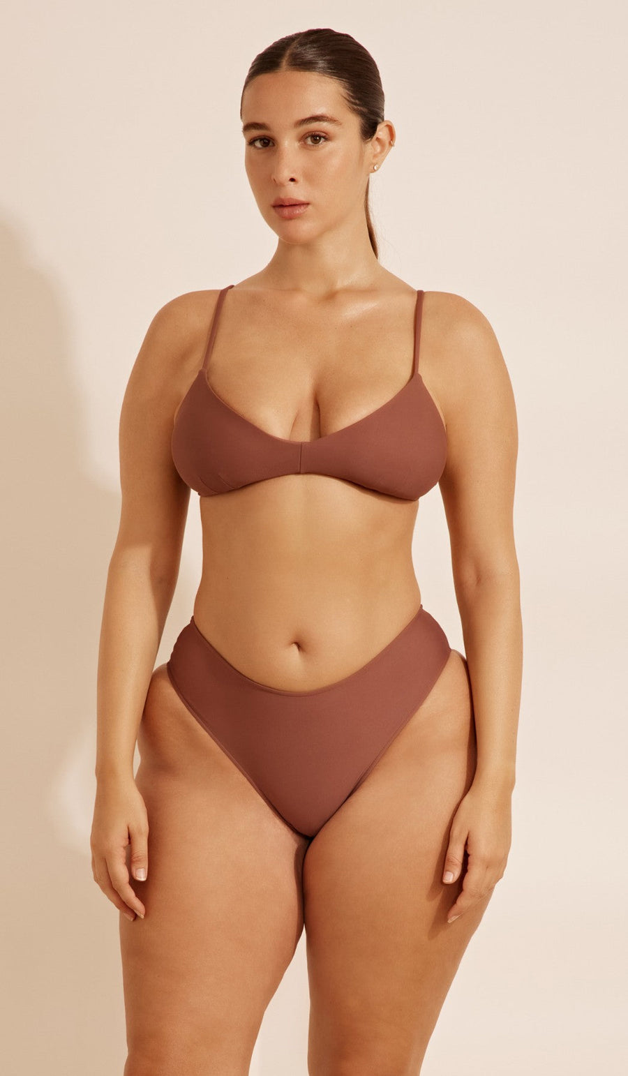 CHLOE Top - Rosy Brown