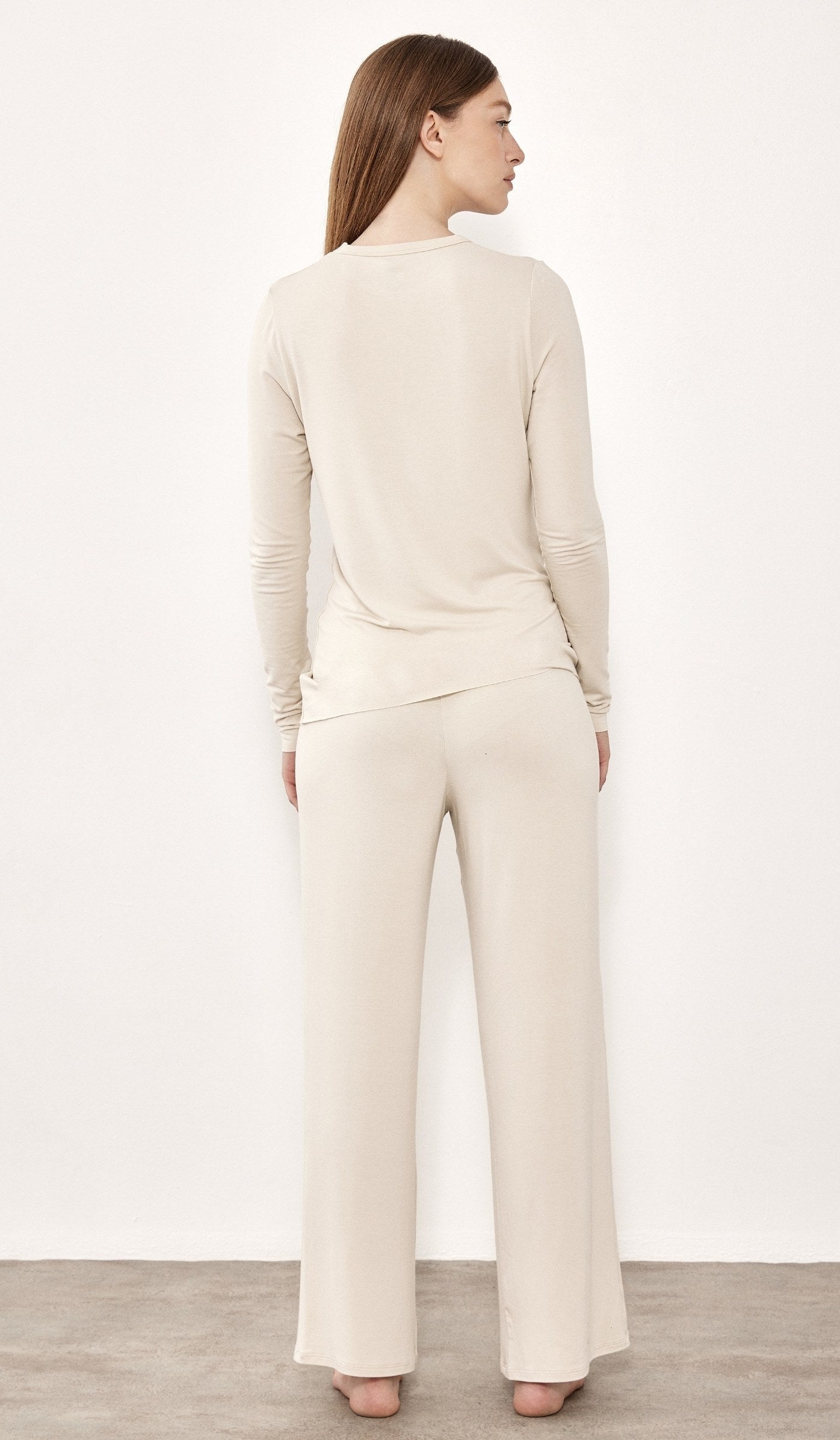 Modal Tee Set - Millie Cream