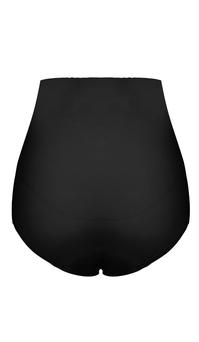 HIGH CUT PANTIES - BLACK
