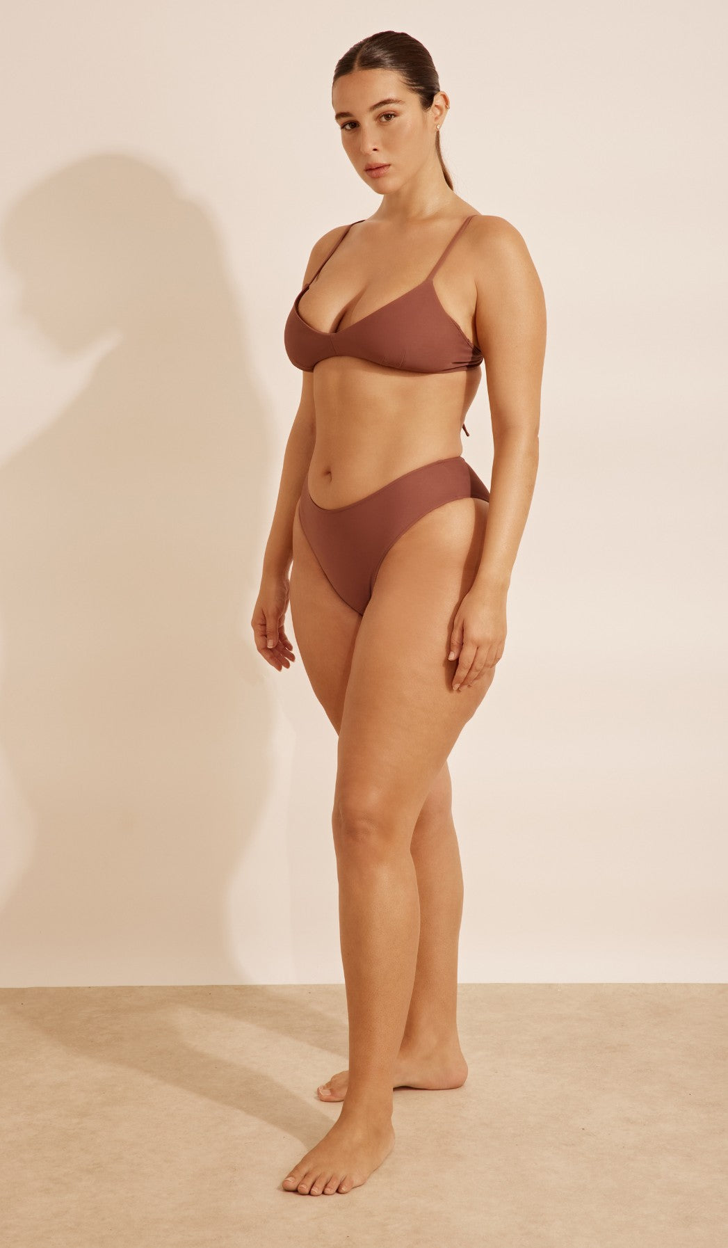 Chloe Bikini Bottom - Smoky Pink