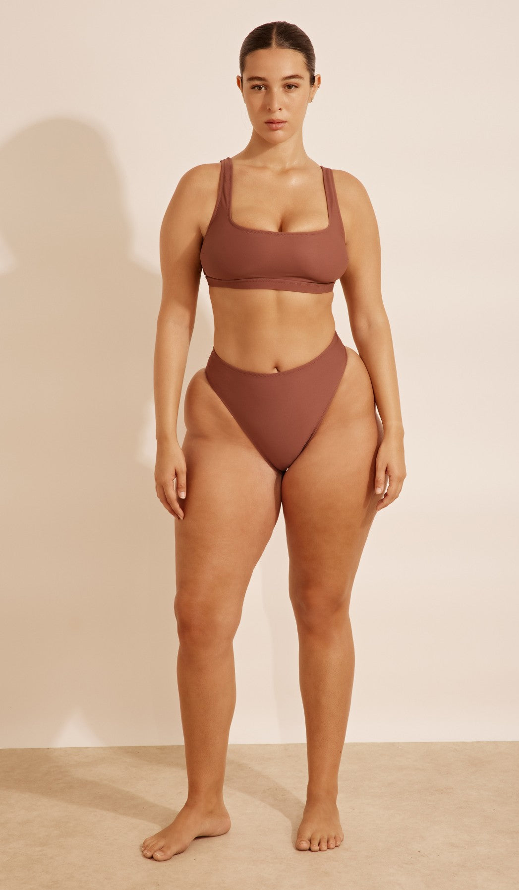 Luna Bikini Bottom - Smoky Pink