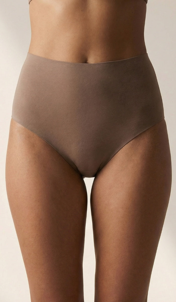 Seamless Cotton Brief - Maxi Mocha