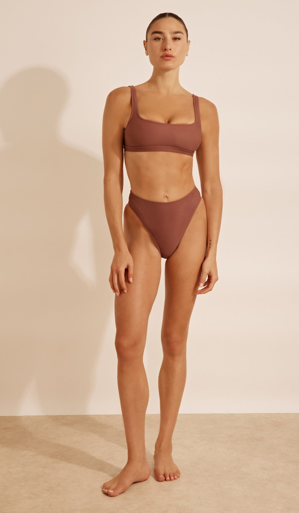 Luna Bikini Bottom - Smoky Pink