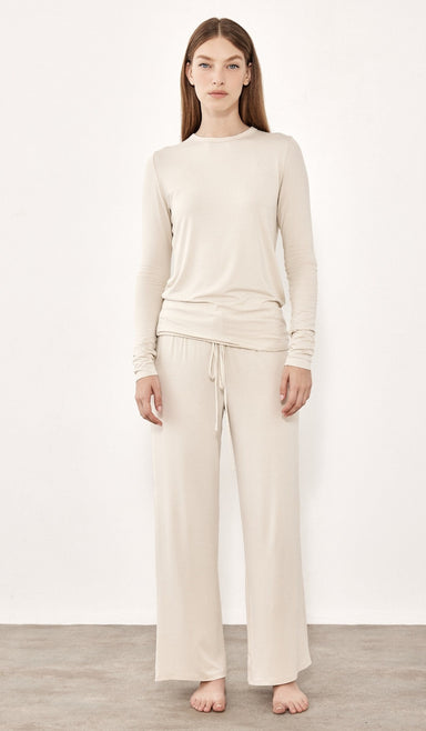 Modal Tee Set - Millie Cream