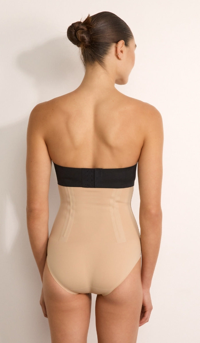 Corset-Style Waist Shaper - Powder