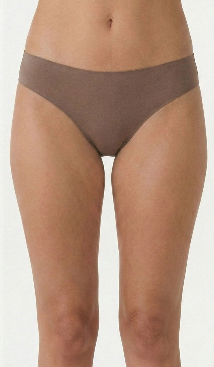 Seamless Cotton Panty - Mini Mocha
