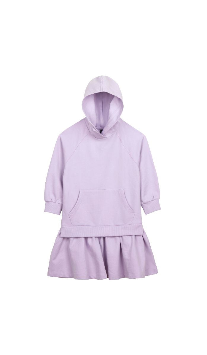 Girls' Sweatshirt Dress - Leny - Lilac (4)
