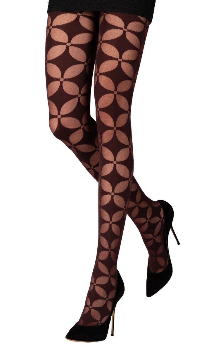 Petals Tights - Wine
