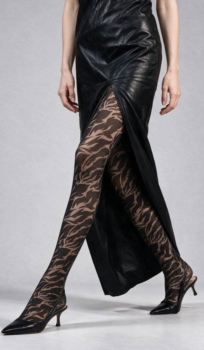 Flame Tights - Black