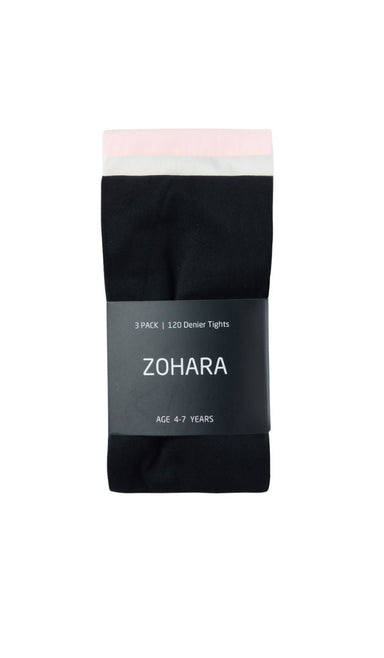 Girls' Basic Tights Set - Mix