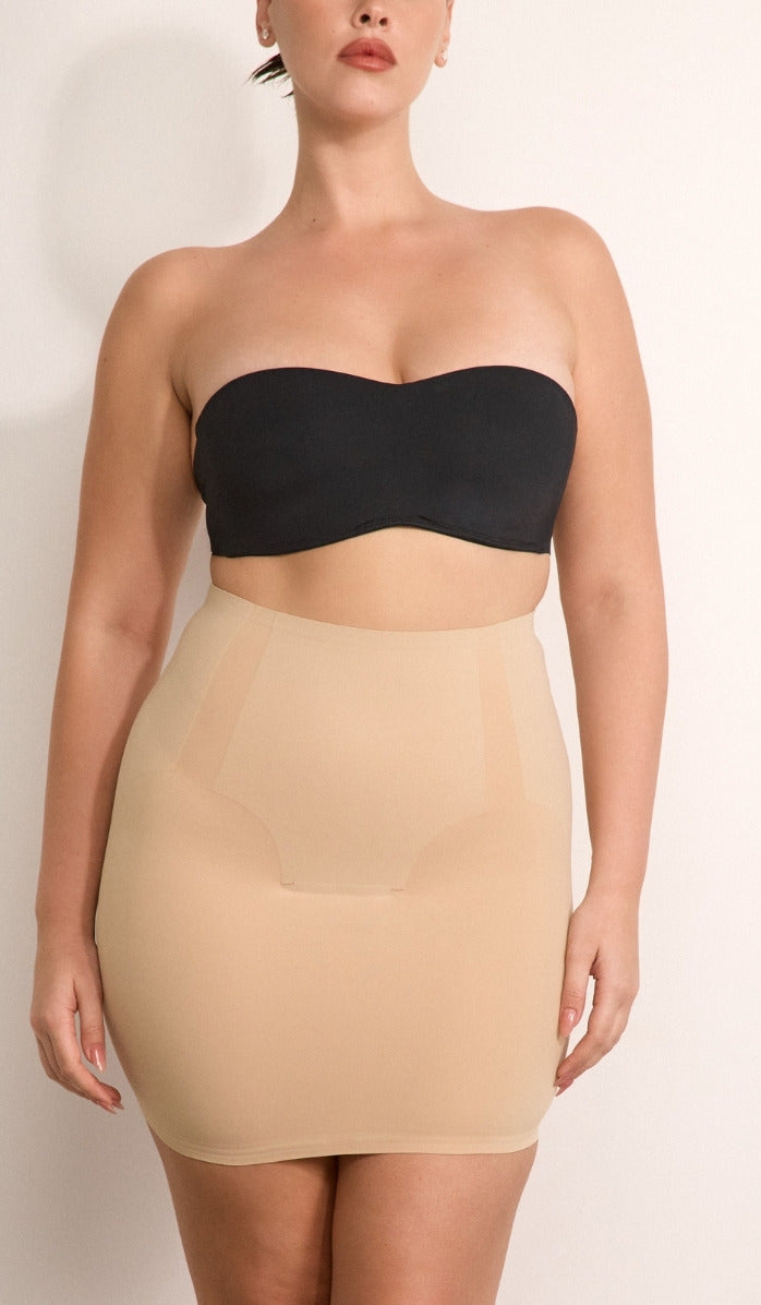 Sculpting Skirt with Built in Brief - Powder