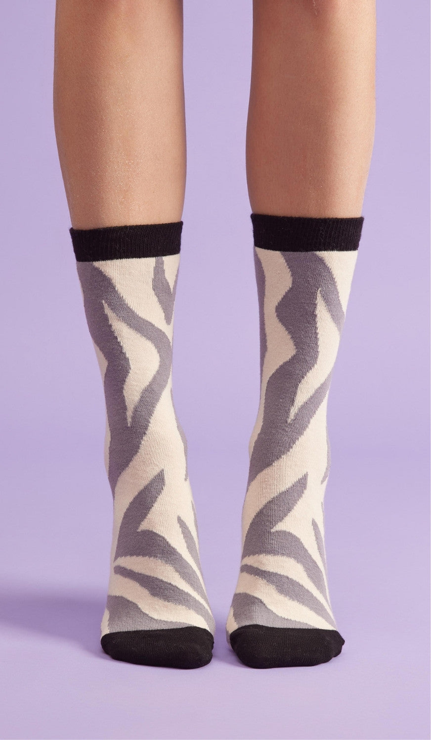 ZEBRA CREAM - Cotton socks