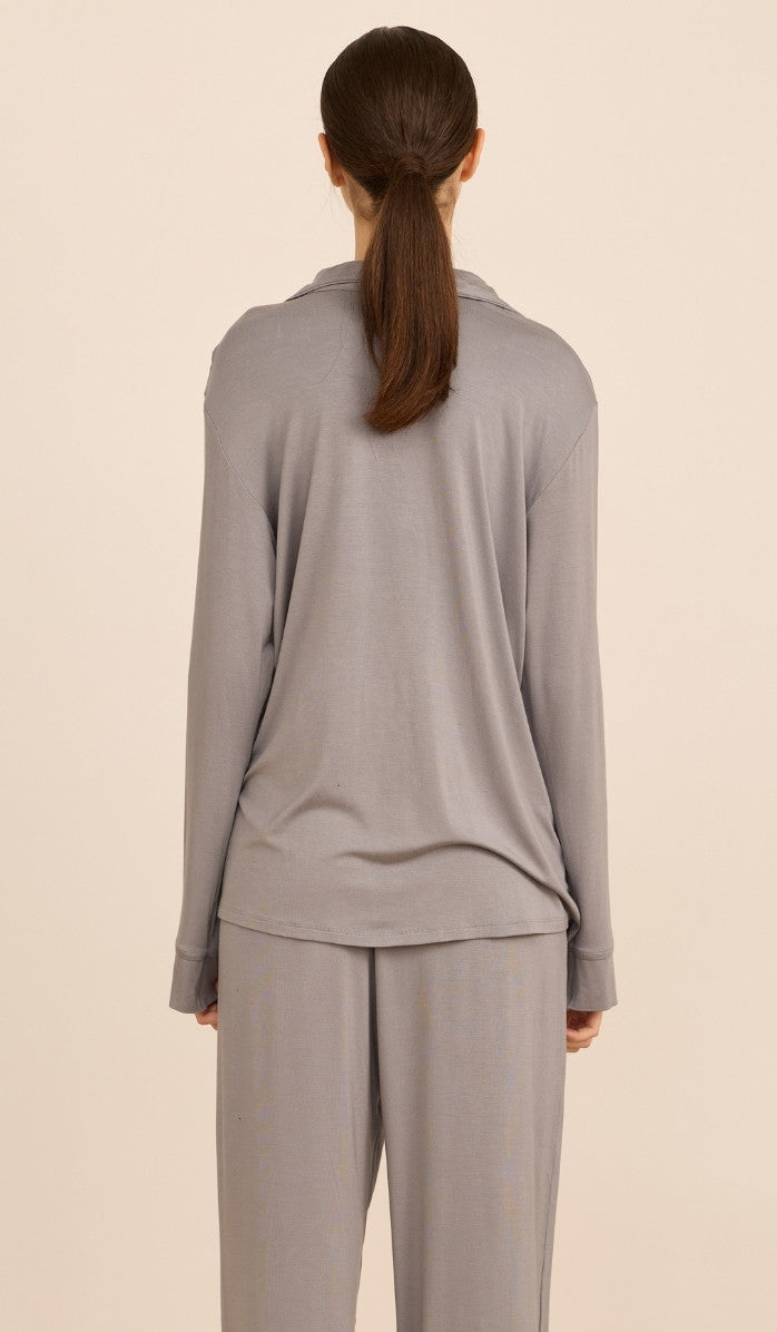 Modal Button-Up Set - Lucy Gray