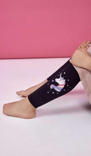 Girls' Footless Tights - Magic Black