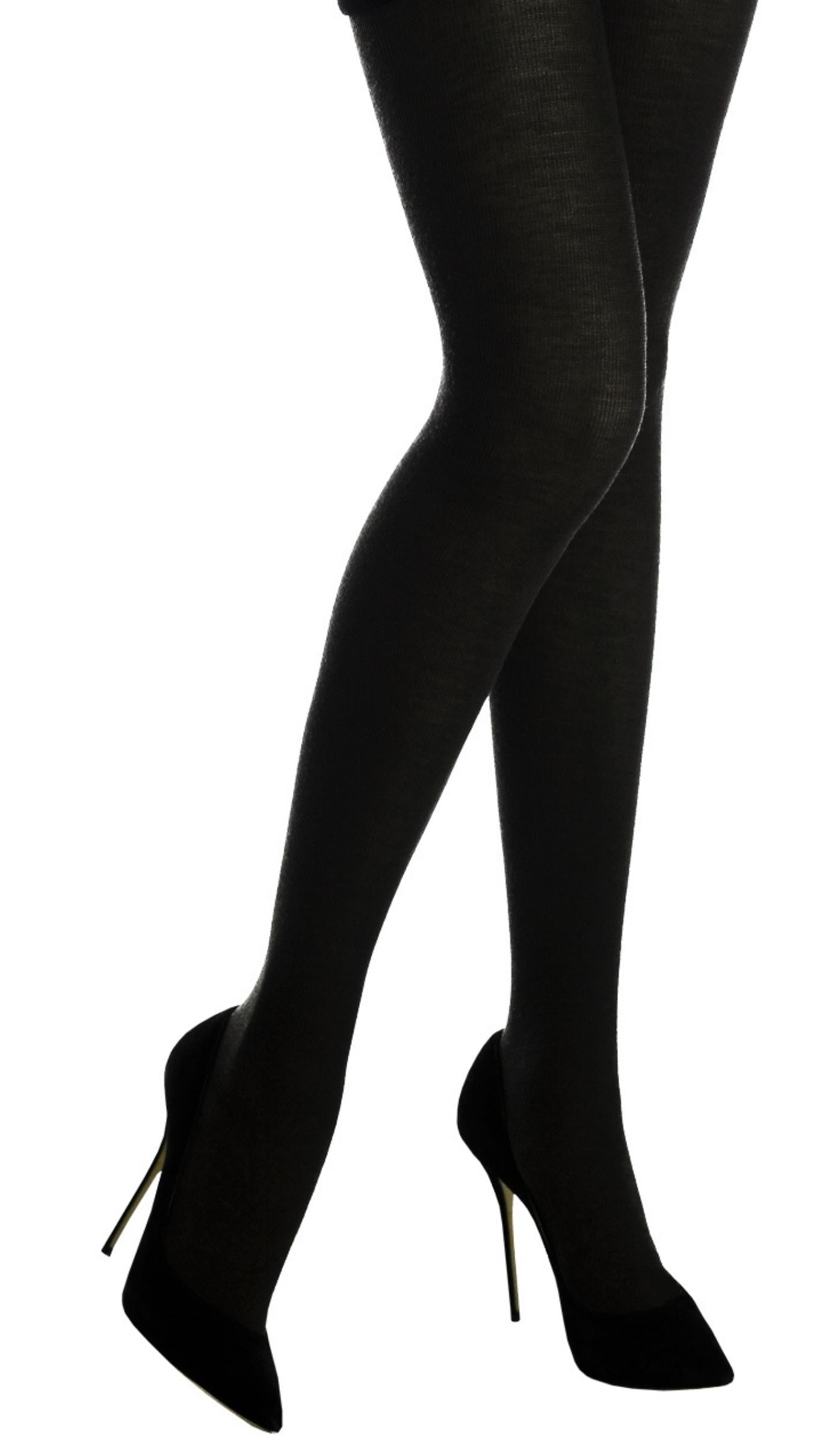 Wool Tights - Black