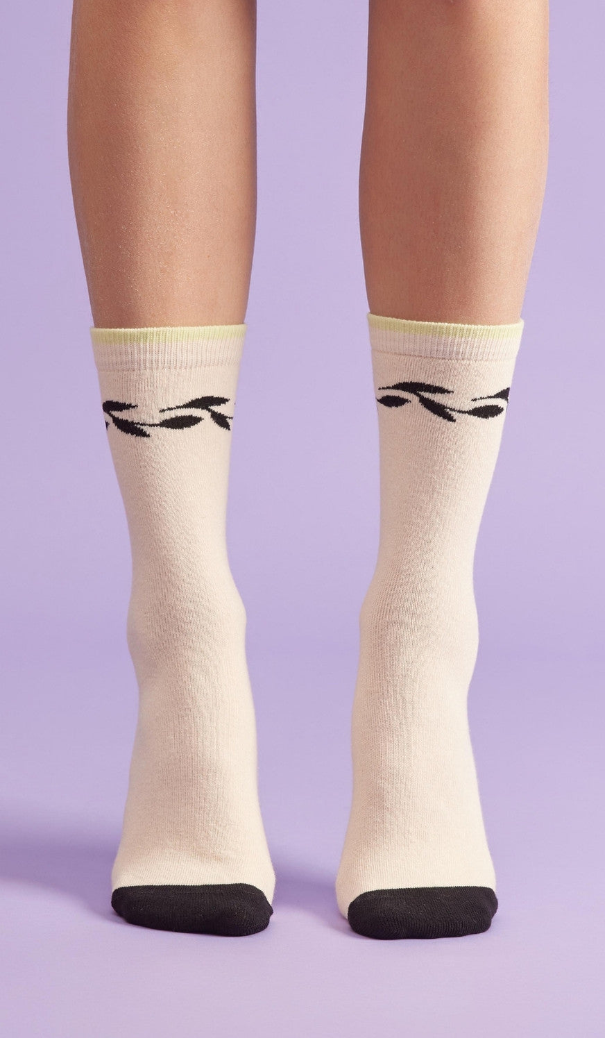 CROWNED LIME - Cotton socks