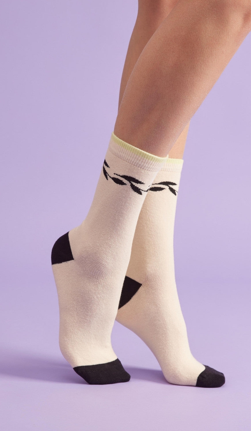 CROWNED LIME - Cotton socks