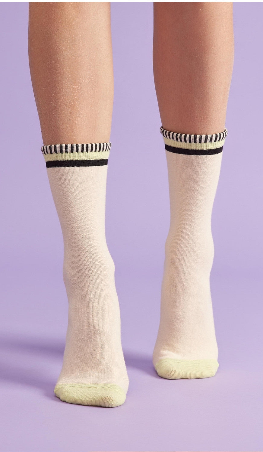 SPORTY LIME - Cotton socks