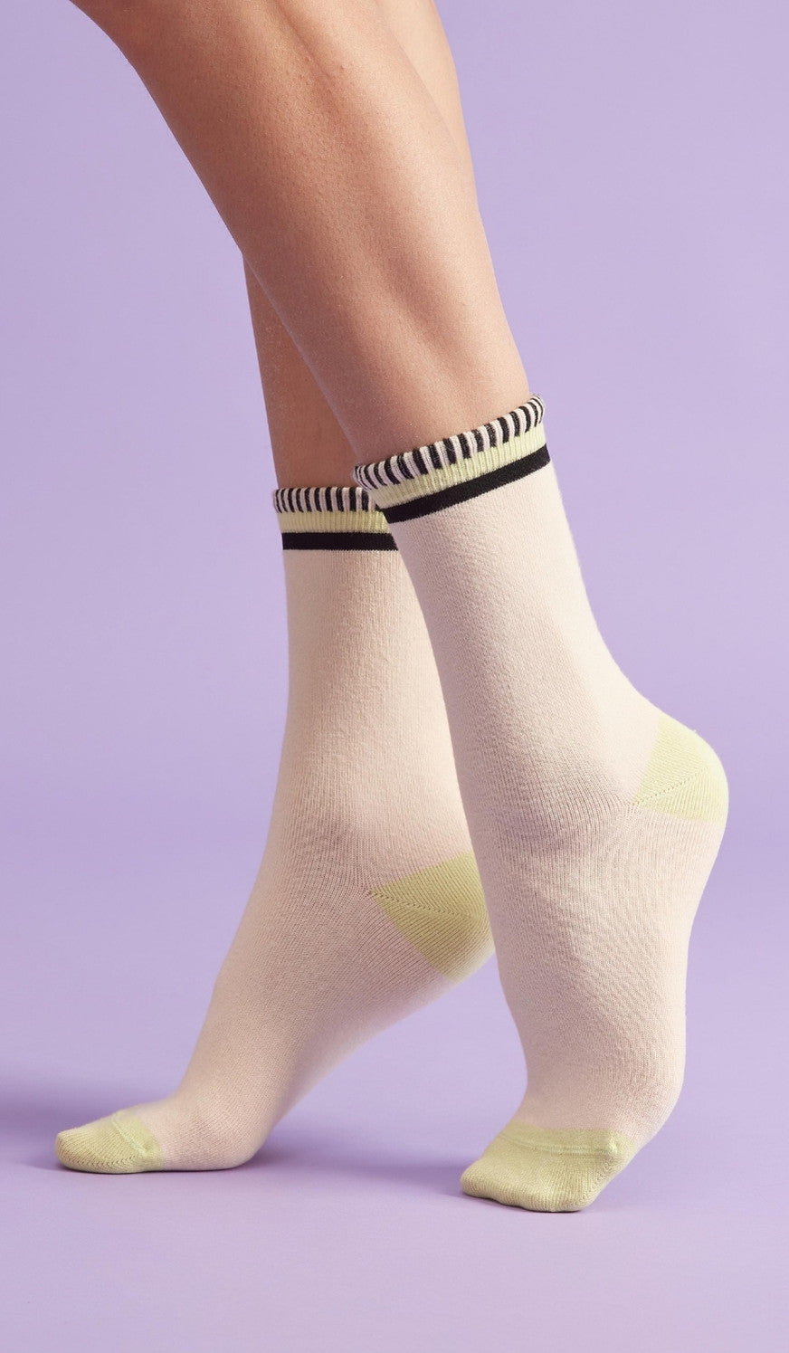 SPORTY LIME - Cotton socks