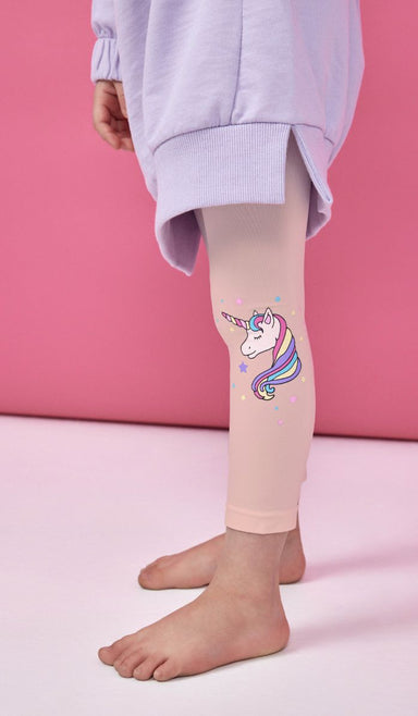 Girls' Footless Tights - Magic Baby Pink