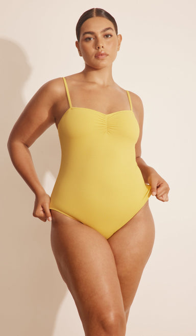 Bella One Piece - Yellow Piqué