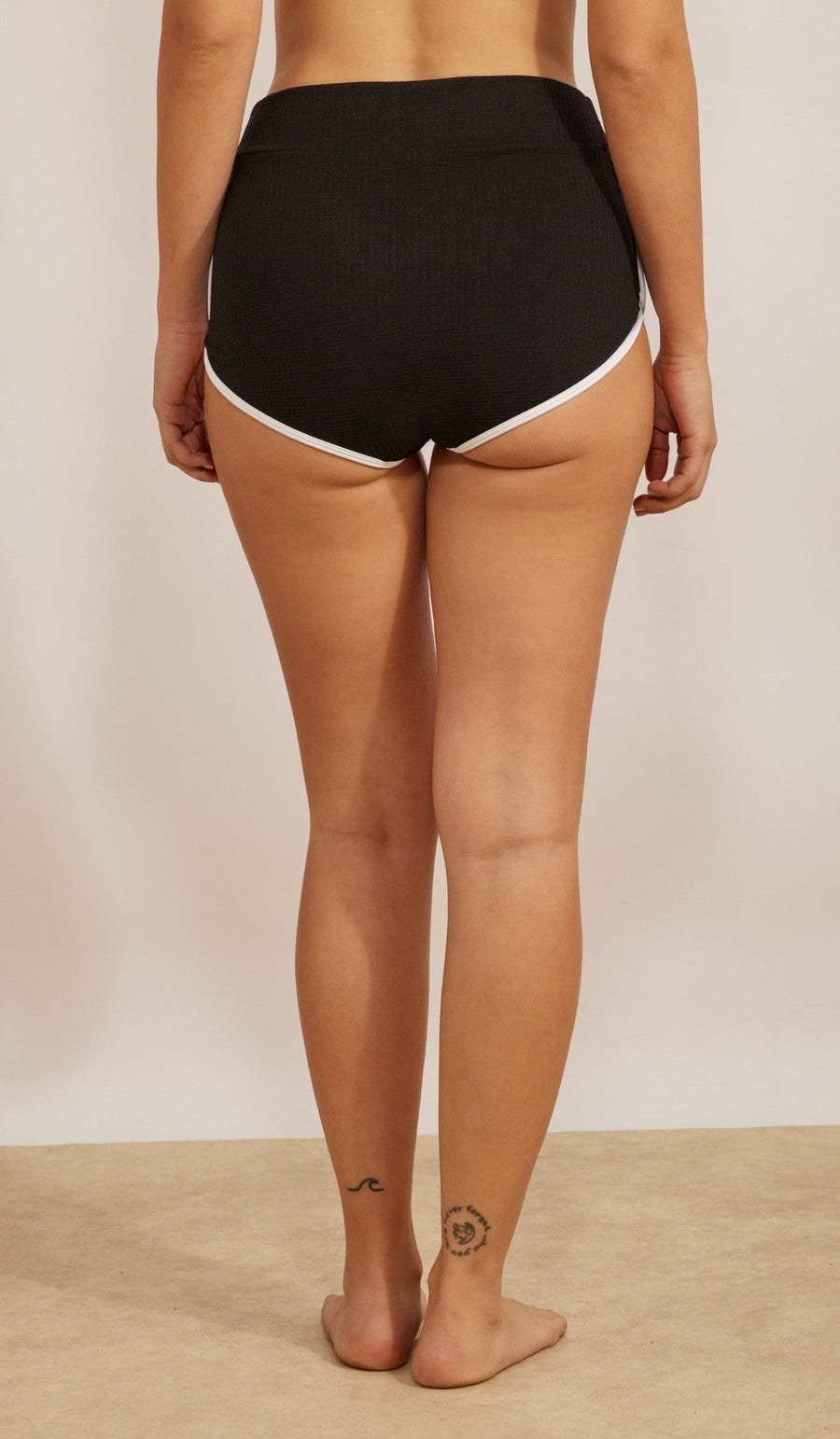 EVE Bikini Bottom - Waffle Black
