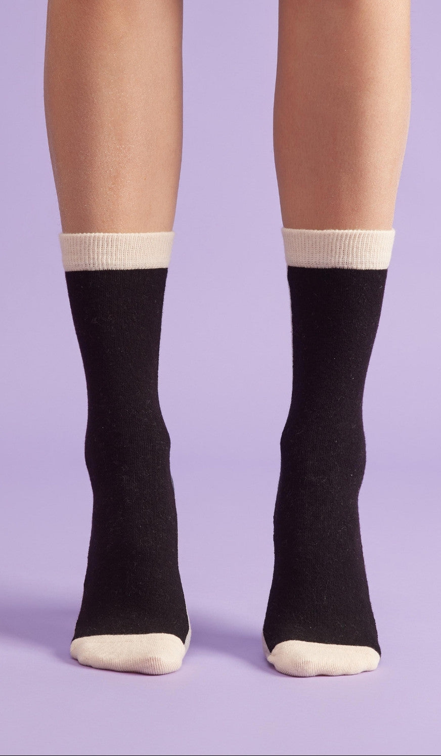 COLORBLOCK BLACK - Cotton socks