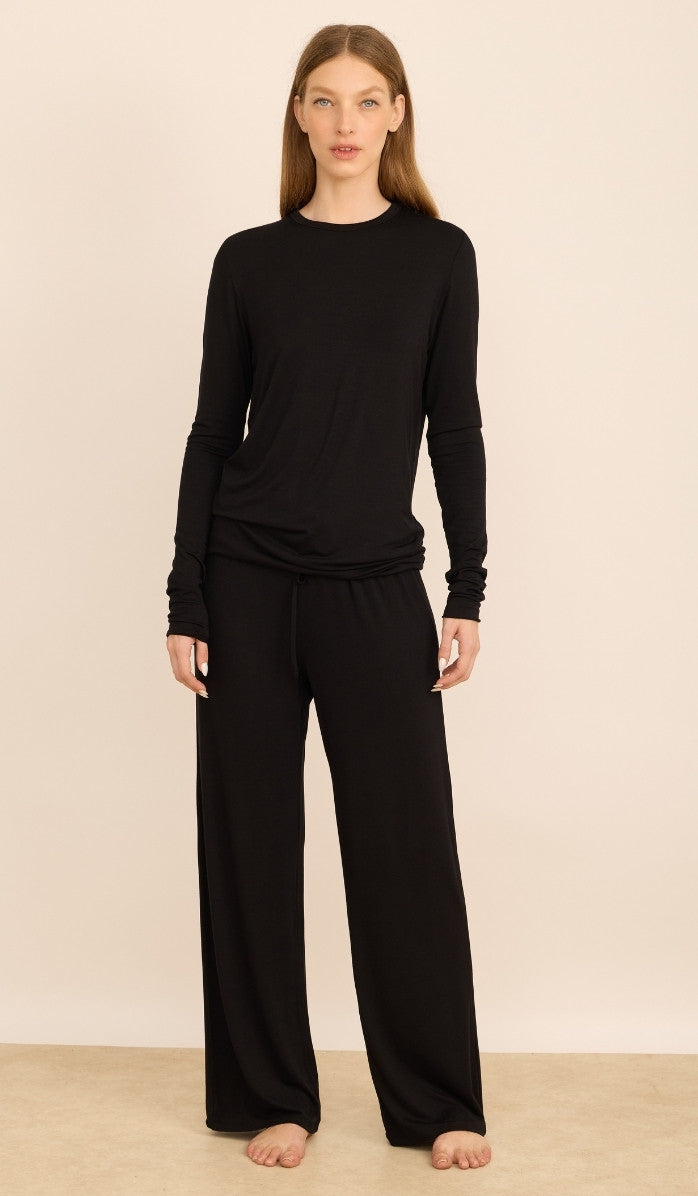 Modal Tee Set - Millie Black