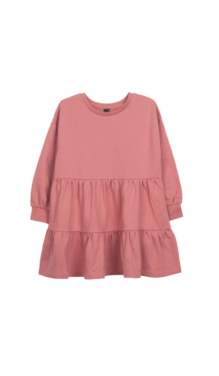 Girls' Sweatshirt Dress - Ariel - Dusty Pink (4)